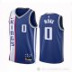 Camiseta Malik Monk #0 Sacramento Kings Ciudad 2023-24 Azul