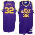 Camiseta Malone #32 Utah Jazz Retro Purpura