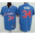 Camiseta Clippers Pierce #34 Manga Corta Azul