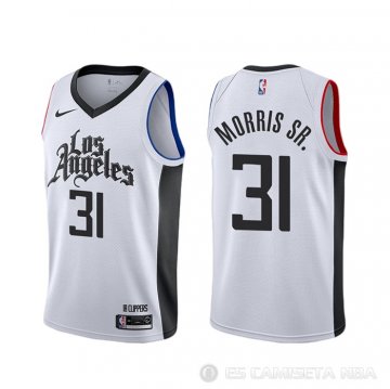 Camiseta Marcus Morris Sr. #31 Los Angeles Clippers Classic Edition Blanco