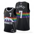 Camiseta Mason Plumlee #7 Denver Nuggets Ciudad 2019-20 Negro