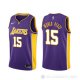 Camiseta Metta World Peace #15 Los Angeles Lakers Statement Violeta