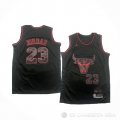 Camiseta Michael Jordan #23 Chicago Bulls 2024-25 Negro