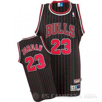 Camiseta Michael Jordan #23 Chicago Bulls Retro Negro