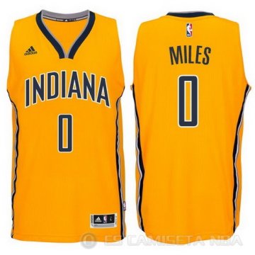 Camiseta Miles #0 Indiana Pacers Amarillo