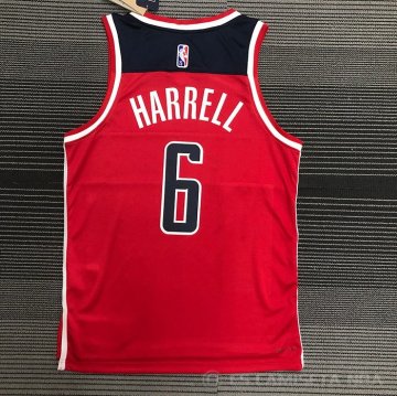 Camiseta Montrezl Harrell NO 6 Washington Wizards Icon 2020-21 Rojo