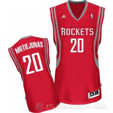 Camiseta Motiejunas #20 Houston Rockets Rojo