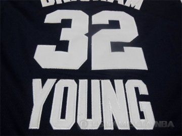 Camiseta Brigham Young Fredette #32 NCAA Negro