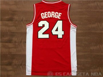 Camiseta Georgetown George #24 NCAA Rojo