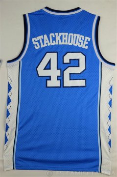 Camiseta North Stackhouse #42 NCAA Azul
