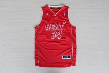Camiseta Allen #34 Heats 2012 Navidad Rojo