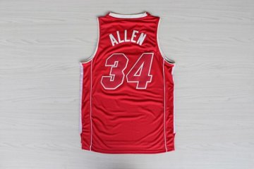 Camiseta Allen #34 Heats 2012 Navidad Rojo