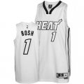 Camiseta Bosh #1 Heats 2012 Navidad Blanco
