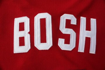 Camiseta Bosh #1 Heats 2013 Navidad Rojo