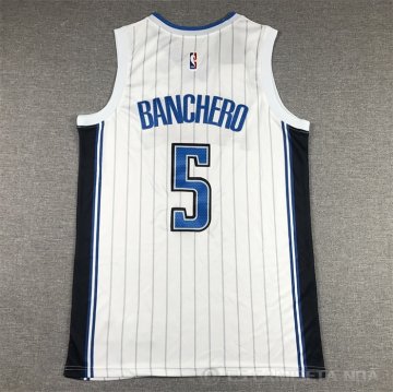 Camiseta Paolo Banchero #5 Orlando Magic Association 2022-23 Blanco