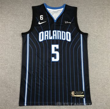 Camiseta Paolo Banchero #5 Orlando Magic Icon 2022-23 Negro