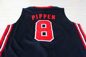 Camiseta Pippen #8 USA 1992 Negro