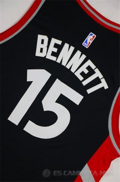 Camiseta Bennett #15 Toronto Raptors Negro