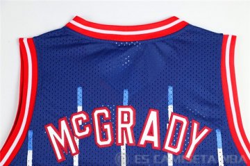 Camiseta Mcgrady #1 Houston Rockets Azul