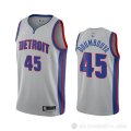 Camiseta Sekou Doumbouya #45 Detroit Pistons Statement 2020-21 Gris