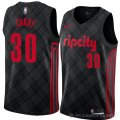 Camiseta Seth Curry #30 Portland Trail Blazers Ciudad 2018 Negro2