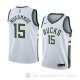 Camiseta Shabazz Muhammad #15 Milwaukee Bucks Association 2018 Blanco