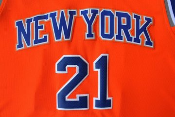 Camiseta Shumpert #21 New York Knicks Naranja
