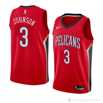 Camiseta Stanley Johnson #3 New Orleans Pelicans Statement 2018 Rojo