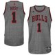 Camiseta Rose #1 Bulls 2013 Moda Estatica Gris