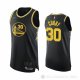 Camiseta Stephen Curry #30 Golden State Warriors Ciudad 2021-22 Autentico Negro