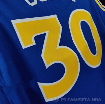 Camiseta Stephen Curry #30 Golden State Warriors Earned 2022-23 Azul