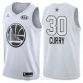 Camiseta Stephen Curry #30 All Star 2018 Warriors Blanco