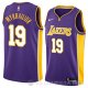 Camiseta Sviatoslav Mykhailiuk #19 Los Angeles Lakers Statement 2018 Violeta