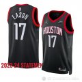 Camiseta Tari Eason #17 Houston Rockets Statement 2023-24 Negro