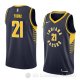 Camiseta Thaddeus Young #21 Indiana Pacers Icon 2018 Azul