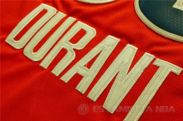 Camiseta Durant #35 Oklahoma City Thunder Naranja