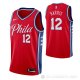 Camiseta Tobias Harris NO 12 Philadelphia 76ers Statement 2020 Rojo