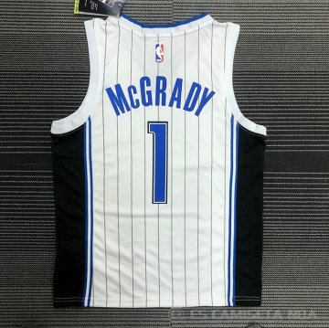 Camiseta Tracy McGrady NO 1 Orlando Magic Association Blanco