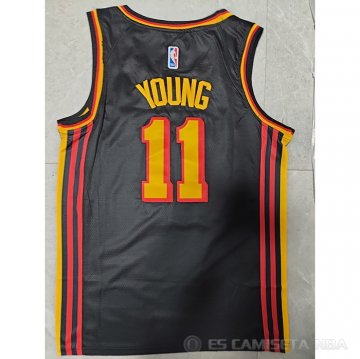 Camiseta Trae Young #11 Atlanta Hawks Statement 2022-23 Negro