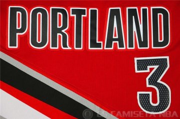 Camiseta Mccollum #3 Portland Trail Blazers Rojo