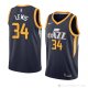 Camiseta Trey Lewis #34 Utah Jazz Icon 2018 Azul