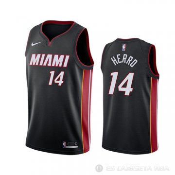 Camiseta Tyler Herro #14 Miami Heat Icon Negro