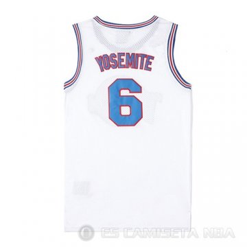 Camiseta Yosemite #6 Tune Squad Blanco