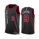 Camiseta Zach Lavine #8 Chicago Bulls Ciudad 2023-24 Negro