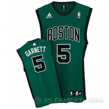 Camiseta Garnett #5 Boston Celtics Verde