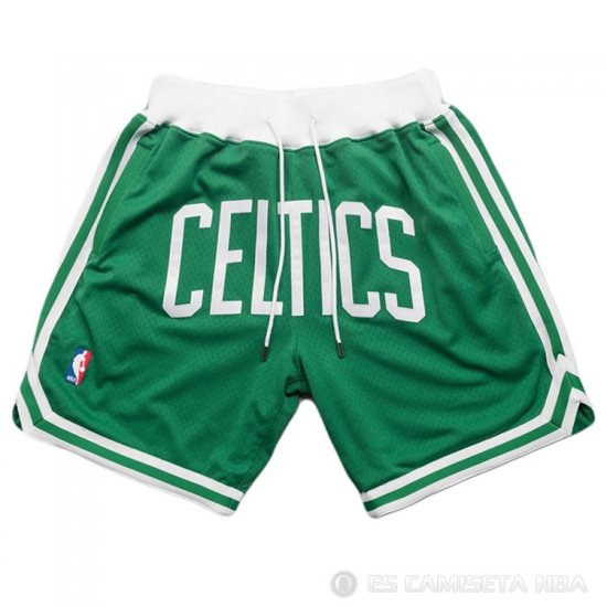 Pantalone Boston Celtics Just Don Verde - Haga un click en la imagen para cerrar