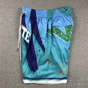Pantalone Charlotte Hornets Just Don Verde