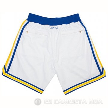 Pantalone Golden State Warriors Just Don Classic Blanco