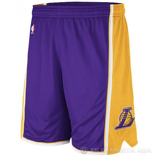 Pantalone Los Angeles Lakers Mitchell & Ness 2009-10 Violeta - Haga un click en la imagen para cerrar