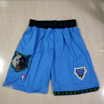 Pantalone Minnesota Timberwolves Retro Azul